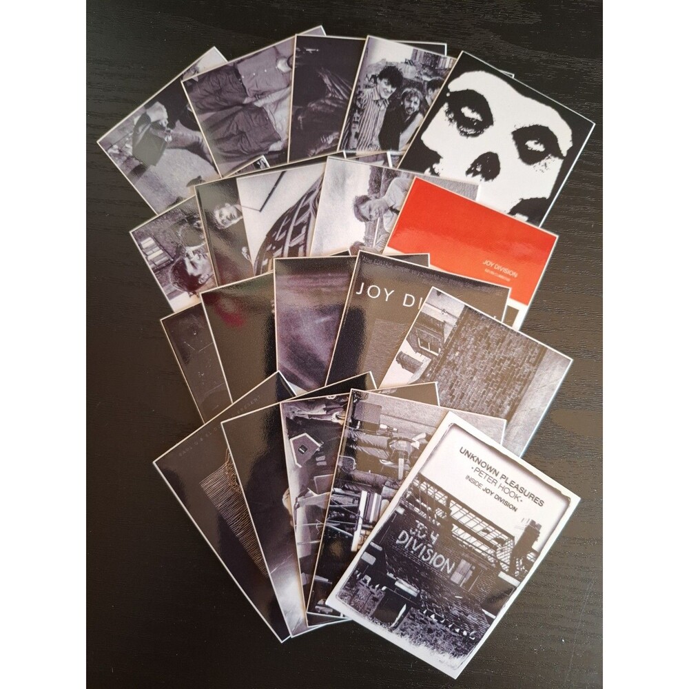 Joy Division Unknown Pleasures Peter Hook 20 Piece High Quality Glossy Stickers